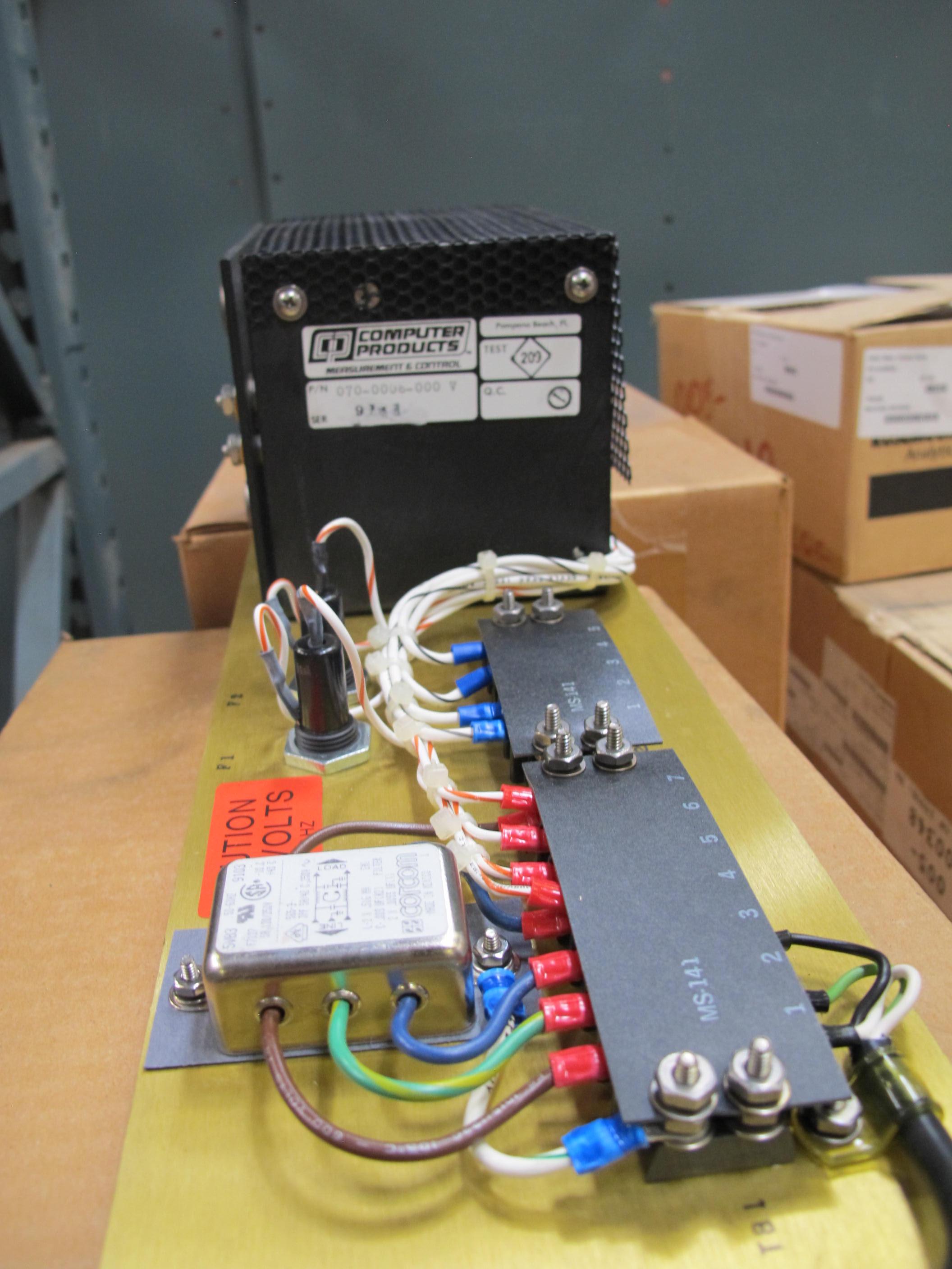 LOT TO INCLUDE ROSEMOUNT ANALYTICAL, NAMCO, NUTHERM: (2) THERMOCOUPLES, 18-1/2" DESIGN LENGTH, 3/16 SHEATH OD, UPPER INSUL BRG KIND, (1) SWITCH, LIMIT TYPE, 2N.O. 2N.C. CONTACT, 125VAC-20AMPS/600VAC-5AMPS ELEC RATING, NEMA 1,4 13 DUST, WATER, OIL-TIGHT ENCLOSURE, (3) SENSORS, 912-1557 OHM AT 40-240 DEGREE F RATING, THERMAL KIND. NICKEL WIRE WINDING, (5) SWITCHES, PUSHBUTTON, MODULE, PANEL MOUNT FOR EMERGENCY DIESEL TRIP BYPASS, (1) SWITCH, LIMIT TYPE, GEAR ACTUATOR, NEMA 1 ENCLOSURE.. LOADING & HANDLING FEE $15-4130